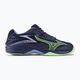 Мъжки обувки за волейбол Mizuno Thunder Blade Z evening blue / tech green / lolite 2