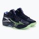 Мъжки обувки за волейбол Mizuno Thunder Blade Z Mid evening blue / tech green / lolite 5
