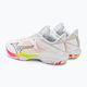Мъжки обувки за бадминтон Mizuno Wave Claw Neo 2 white / lunar rock / high vis pink 4