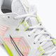 Мъжки обувки за бадминтон Mizuno Wave Claw Neo 2 white / lunar rock / high vis pink 9