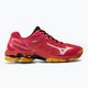 Мъжки обувки за волейбол Mizuno Wave Voltage radiant red/white/carrot curl 2