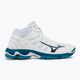 Мъжки обувки за волейбол Mizuno Wave Mid Voltage white/sailor blue/silver 2
