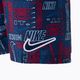 Детски къси панталони за плуване Nike Logo Mashup 8" Volley тъмносин NESSC791-440 3