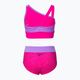 Детски бански костюм от две части Nike Water Dots Asymmetrical pink NESSC725-672 2