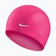 Nike Твърда силиконова шапка за плуване розова 93060-672 3