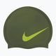 Nike Big Swoosh зелена шапка за плуване NESS8163-391