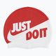 Nike Jdi Slogan червена и бяла шапка за плуване NESS9164-613
