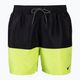 Мъжки къси панталони за плуване Nike Split 5" Volley в черно и зелено NESSB451-312