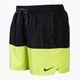 Мъжки къси панталони за плуване Nike Split 5" Volley в черно и зелено NESSB451-312 2