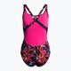 Дамски бански костюм от една част Nike Multiple Print Fastback pink NESSC050-678 2