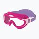 Детска маска за плуване Speedo Sea Squad Jr електриково розово/маймунско люляково/цветен цвят/прозрачна 6