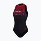 Speedo дамски бански костюм от една част Digital Placement Hydrasuit black-red 8-1244515213 4