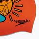 Детска шапка за плуване Speedo Junior Printed Silicone orange/yellow 4