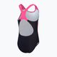 Speedo Digital Placement Splashback детски бански костюм от една част черен/лимонов дриз/светло розово/натурален кобалт 3