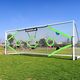 Мрежа за футболна врата Quickplay Target Net Pro 730 x 245 cm white/green