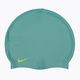 Nike Твърда силиконова зелена бездна шапка за плуване