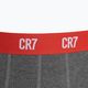 Мъжки боксерки CR7 Basic Trunk 3 чифта сив меланж/червен/наситен 4