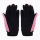 York Flicka детски ръкавици за езда в черно и розово 12160604 2