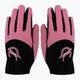 York Flicka детски ръкавици за езда в черно и розово 12160604 3