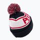 Зимна шапка Pitbull West Coast Beanie Fleming II тъмно морско/червено 2