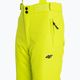Детски ски панталон 4F жълт HJZ22-JSPMN001 5