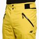Мъжки ски панталони 4F жълт H4Z22-SPMN006 5