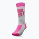 Детски ски чорапи 4F F028 сиво-розови 4FJAW22UFSOF028 5