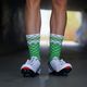 LUXA Асиметрични чорапи за колоездене зелени LUHE19SAMGS 6