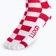 LUXA Squares чорапи за колоездене червено и бяло LUAMSSQRS 4