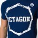 Мъжка тениска Octagon Logo Smash синя 4