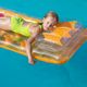 Детски матрак за плуване AQUASTIC оранжев ASM-188O 6