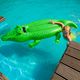 Детски матрак за плуване AQUASTIC зелен AIC-168C 6