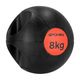 Spokey Gripi 8 кг медицинска топка черна и червена 929866