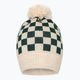 Детска зимна шапка KID STORY Мерино зелена шахматна дъска