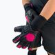 Football Masters Voltage Plus NC вратарски ръкавици черни/розови 4