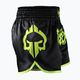 Мъжки шорти за тренировка Ground Game Muay Thai Neon black/green neon 3