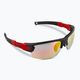 Слънчеви очила GOG Steno C матово черно/червено/полихроматично червено