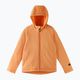 Детска блуза с качулка от полар Reima Haave оранжева 5200120A-2690