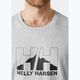 Мъжка тениска Helly Hansen Nord Graphic сив меланж 3
