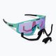 Очила за колоездене Bliz Fusion Nano Optics Nordic Light S2 матови тюркоаз/бегония/виолетово синьо мулти