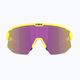Bliz Breeze S3+S1 матови неоново жълти/кафяви лилави мулти/розови очила за колоездене 5
