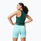 Дамски къси панталони за тренировка Casall Безшевни графични ребра Bike blue 23140 3