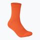 Чорапи за колоездене POC Fluo Mid fluorescent orange 4