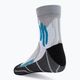 X-Socks Run Speed Two сиво-черни чорапи за бягане RS16S19U-G004 3