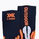 X-Socks Trek Чорапи за трекинг на открито, среднощно синьо/оранжево 3