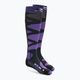 Ски чорапи X-Socks Ski Control 4.0 charcoal melange/purple