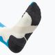 Дамски ски чорапи X-Socks Ski Silk Merino 4.0 white/black/turquoise 3