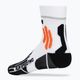 Мъжки чорапи за бягане X-Socks Run Speed Two 4.0 arctic white/trick orange 2