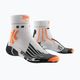 Мъжки чорапи за бягане X-Socks Run Speed Two 4.0 arctic white/trick orange 5