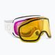 Дамски ски очила Giro Moxie white core light/amber pink/yellow